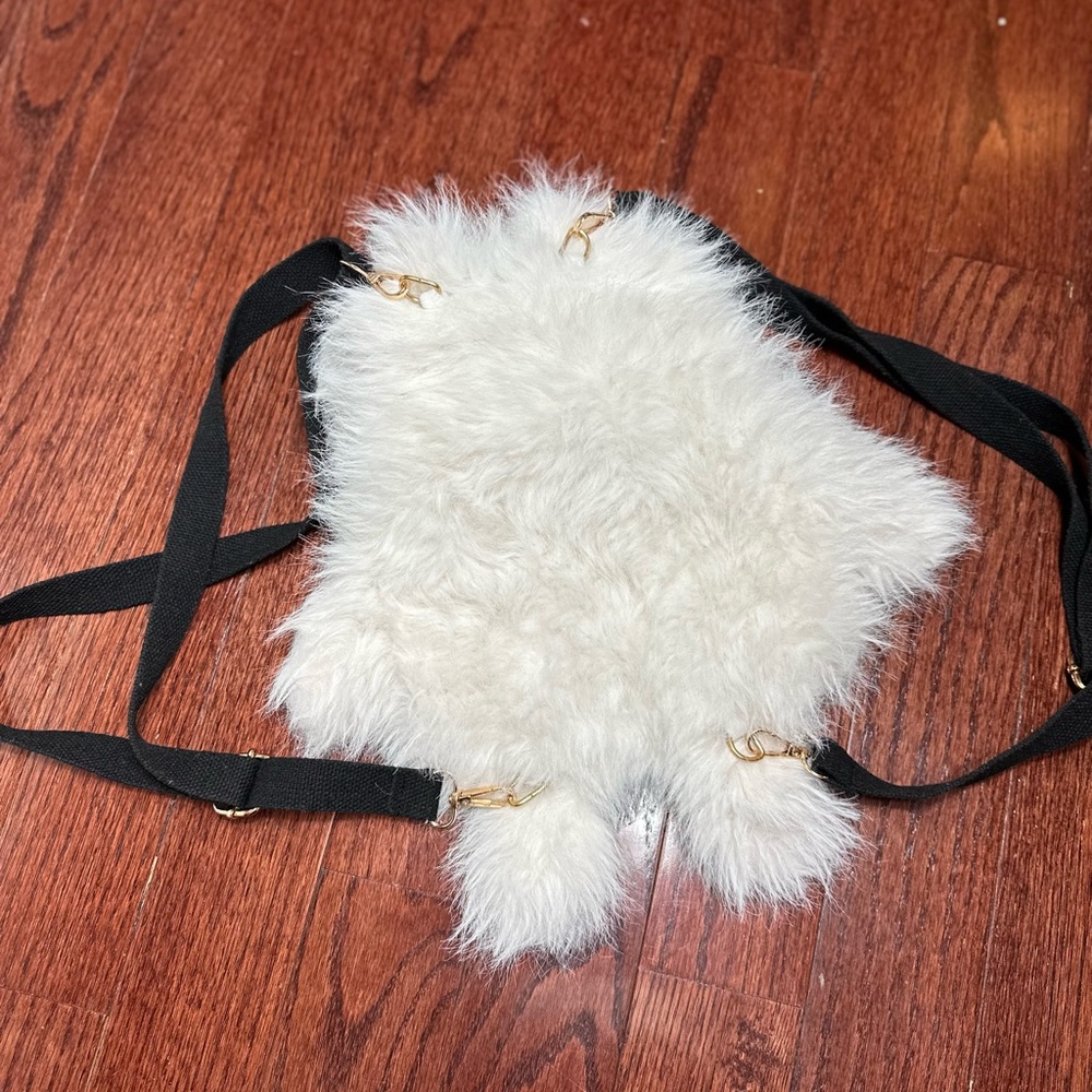 Furry Monster Backpack/ Purse - Picture 7 of 16